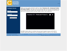 Tablet Screenshot of jupiter.central-insurance.com