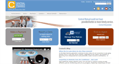 Desktop Screenshot of central-insurance.com